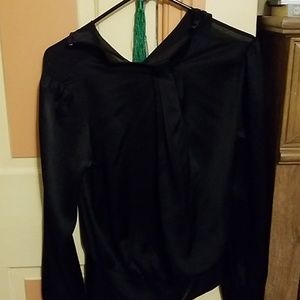 Silk see-through shirt